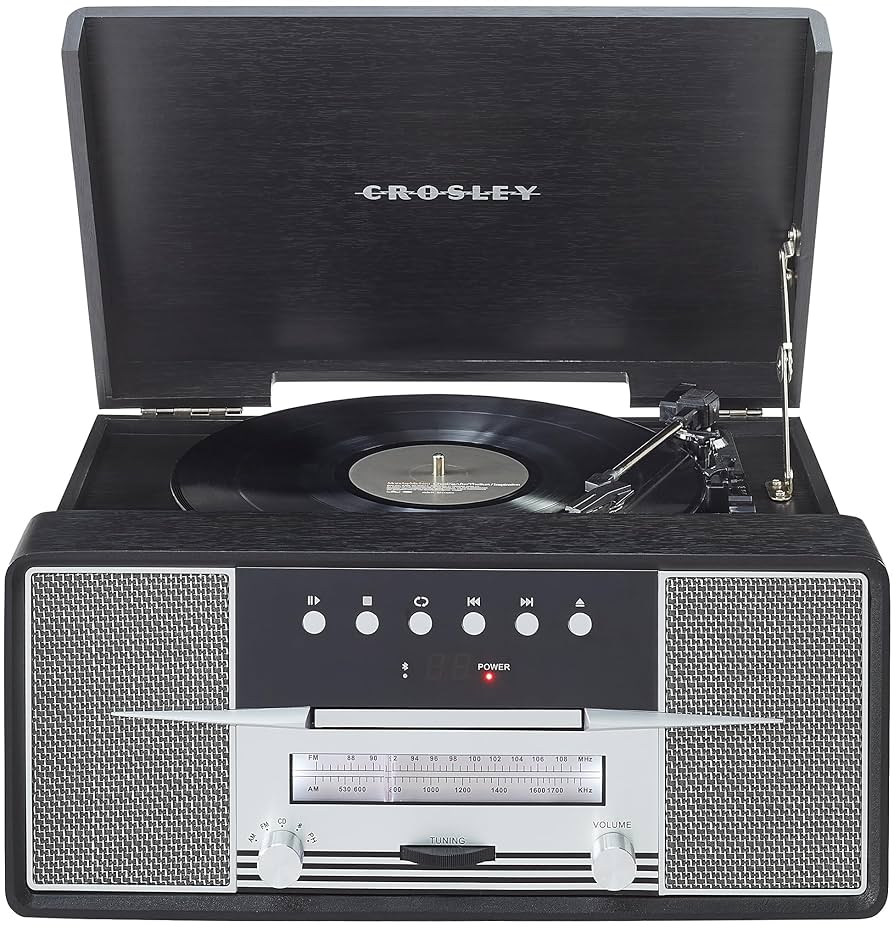 Amazon.com: Crosley CR7016A-BK Rhapsody 7-in-1 Bluetooth 3